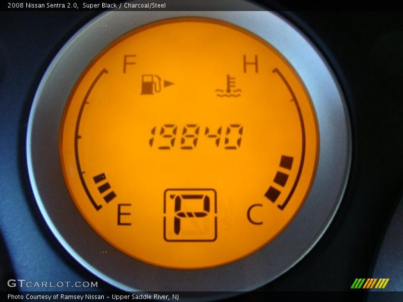Super Black / Charcoal/Steel 2008 Nissan Sentra 2.0