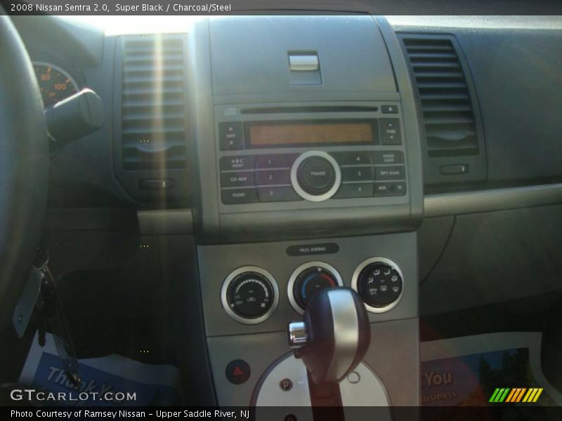 Super Black / Charcoal/Steel 2008 Nissan Sentra 2.0