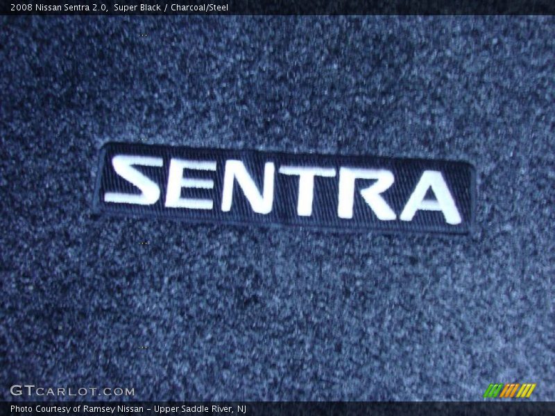 Super Black / Charcoal/Steel 2008 Nissan Sentra 2.0