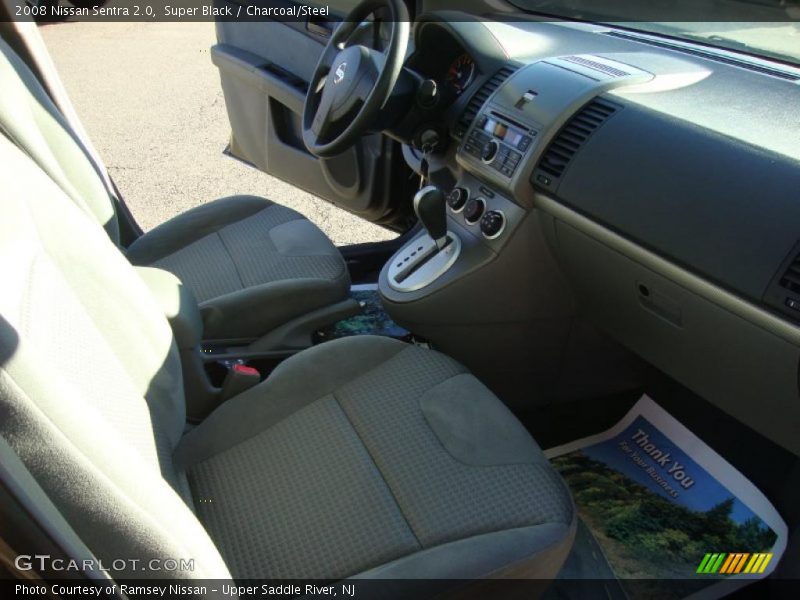 Super Black / Charcoal/Steel 2008 Nissan Sentra 2.0
