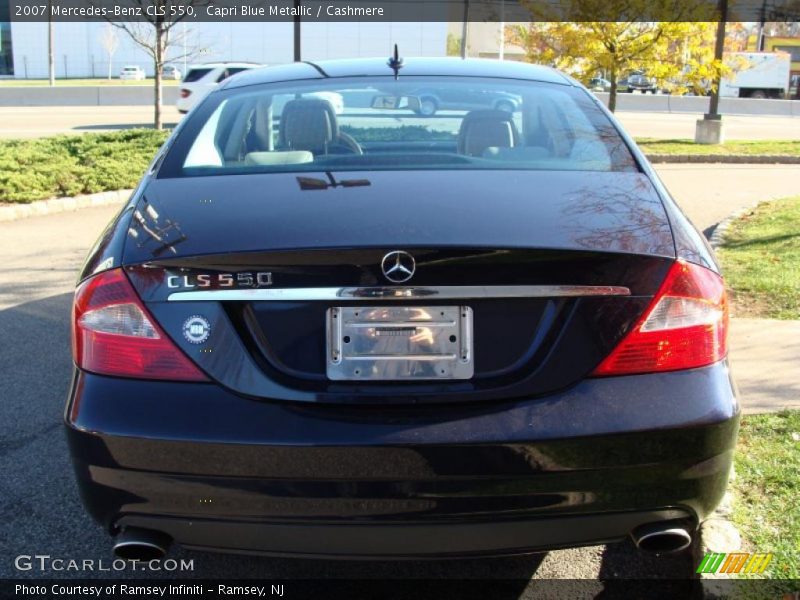 Capri Blue Metallic / Cashmere 2007 Mercedes-Benz CLS 550