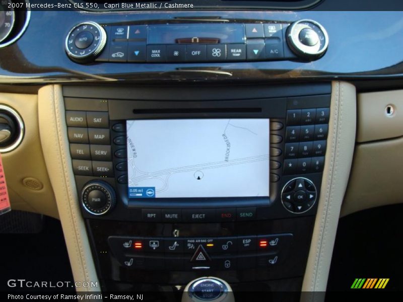 Capri Blue Metallic / Cashmere 2007 Mercedes-Benz CLS 550