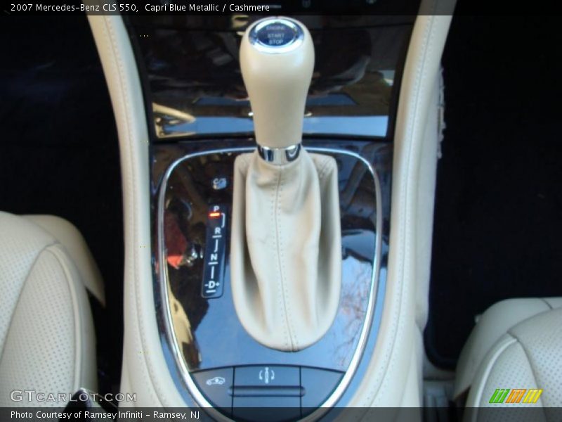 Capri Blue Metallic / Cashmere 2007 Mercedes-Benz CLS 550