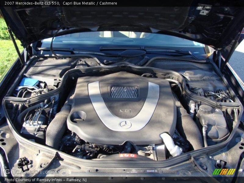 Capri Blue Metallic / Cashmere 2007 Mercedes-Benz CLS 550