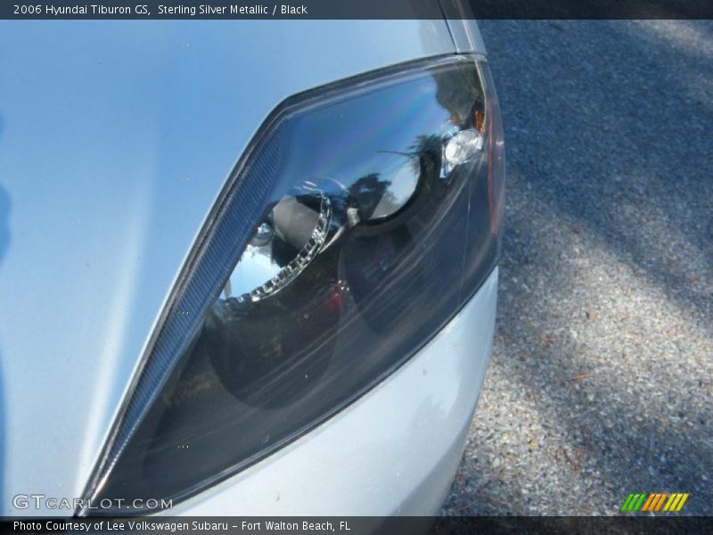 Sterling Silver Metallic / Black 2006 Hyundai Tiburon GS