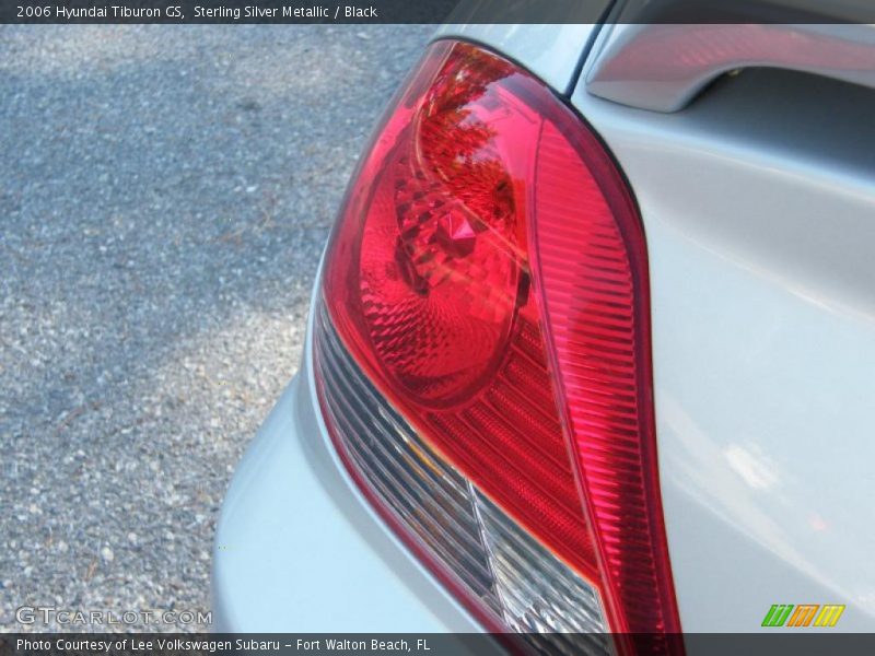 Sterling Silver Metallic / Black 2006 Hyundai Tiburon GS