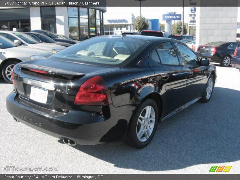 Black / Cashmere 2007 Pontiac Grand Prix GT Sedan