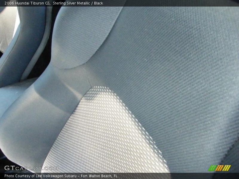 Sterling Silver Metallic / Black 2006 Hyundai Tiburon GS