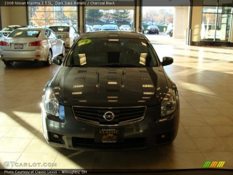 Dark Slate Metallic / Charcoal Black 2008 Nissan Maxima 3.5 SL