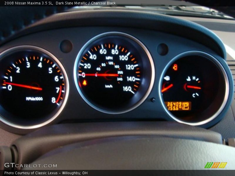  2008 Maxima 3.5 SL 3.5 SL Gauges