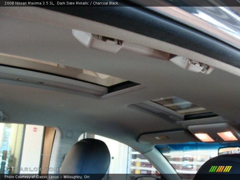 Sunroof of 2008 Maxima 3.5 SL
