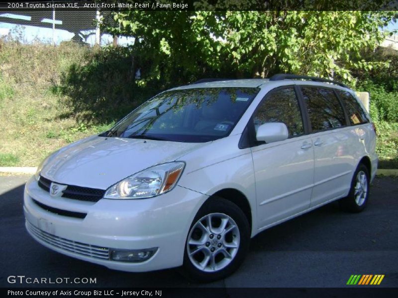 Arctic Frost White Pearl / Fawn Beige 2004 Toyota Sienna XLE