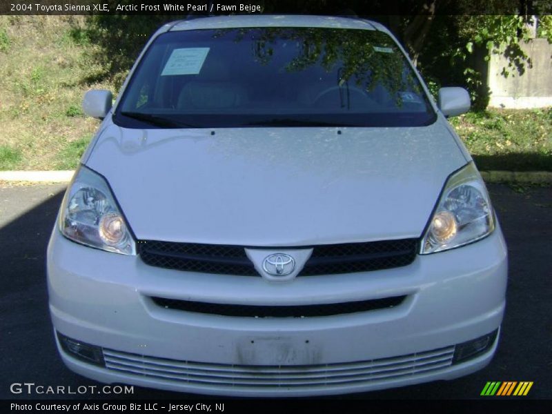 Arctic Frost White Pearl / Fawn Beige 2004 Toyota Sienna XLE