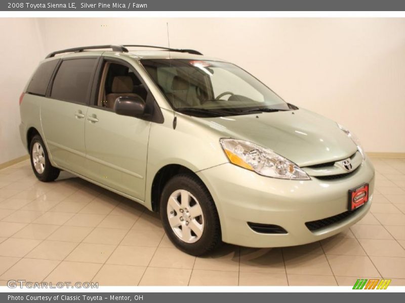 Silver Pine Mica / Fawn 2008 Toyota Sienna LE