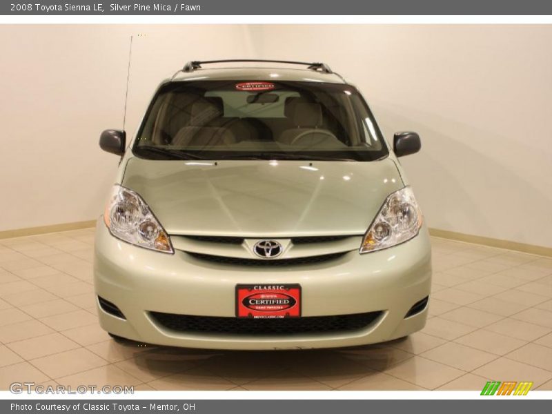 Silver Pine Mica / Fawn 2008 Toyota Sienna LE