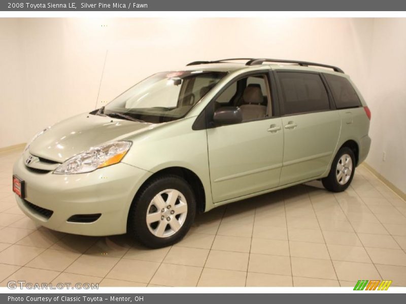 Silver Pine Mica / Fawn 2008 Toyota Sienna LE