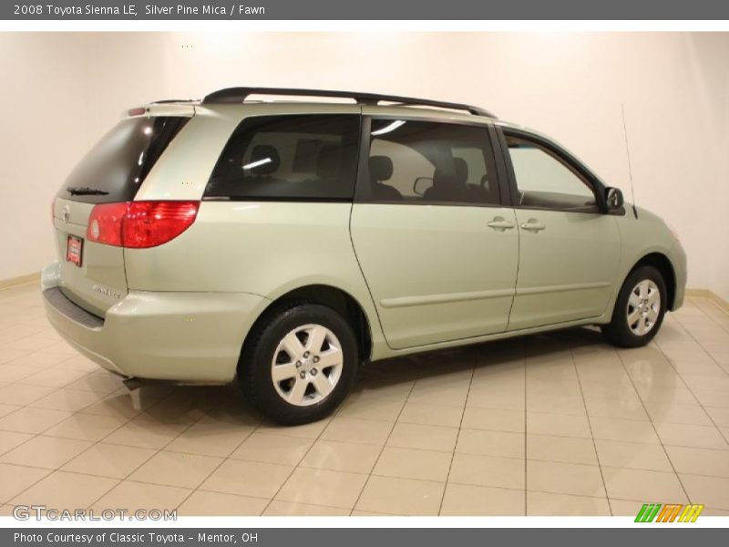 Silver Pine Mica / Fawn 2008 Toyota Sienna LE