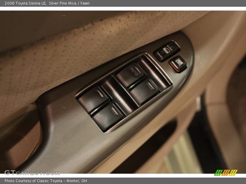 Silver Pine Mica / Fawn 2008 Toyota Sienna LE
