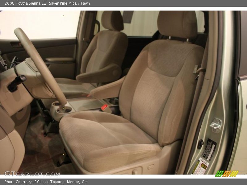 Silver Pine Mica / Fawn 2008 Toyota Sienna LE
