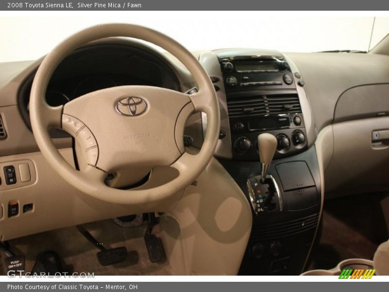 Silver Pine Mica / Fawn 2008 Toyota Sienna LE