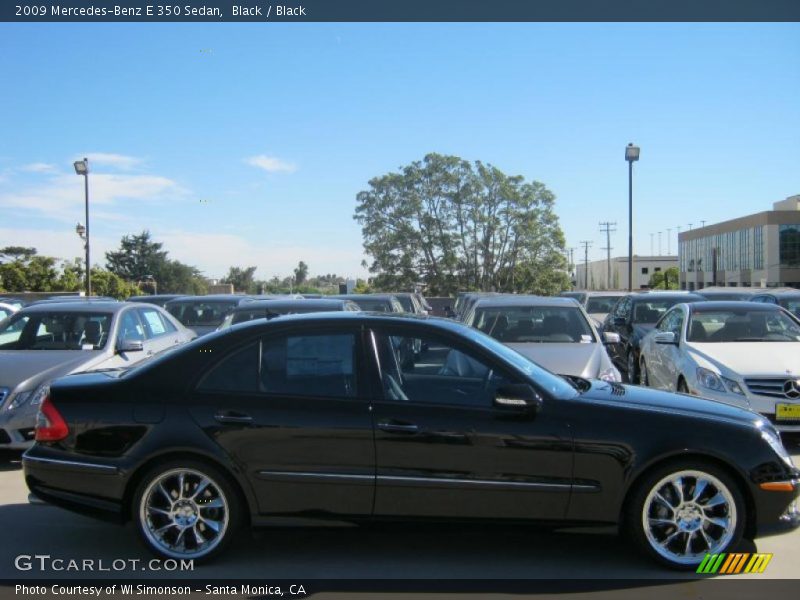 Black / Black 2009 Mercedes-Benz E 350 Sedan