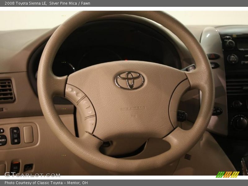 Silver Pine Mica / Fawn 2008 Toyota Sienna LE