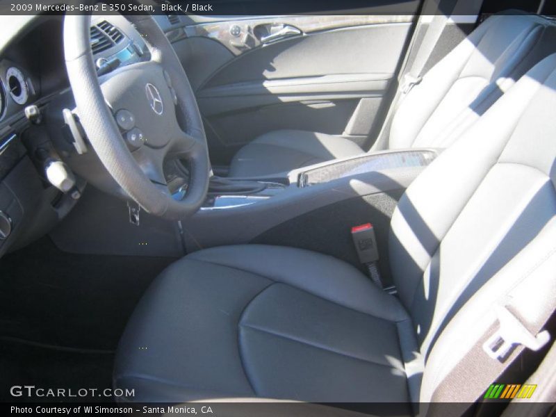 Black / Black 2009 Mercedes-Benz E 350 Sedan