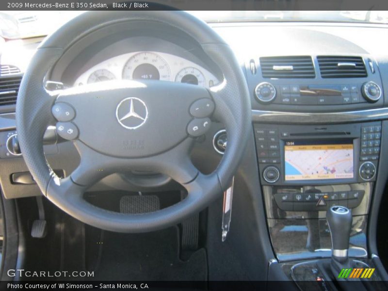 Black / Black 2009 Mercedes-Benz E 350 Sedan