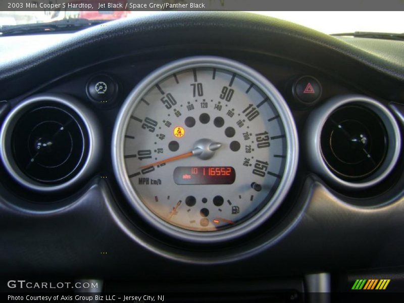 Jet Black / Space Grey/Panther Black 2003 Mini Cooper S Hardtop