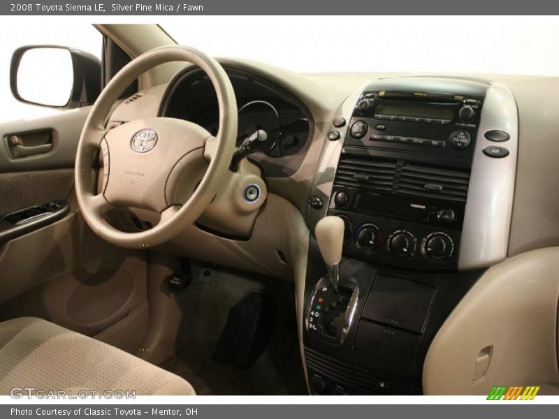 Silver Pine Mica / Fawn 2008 Toyota Sienna LE