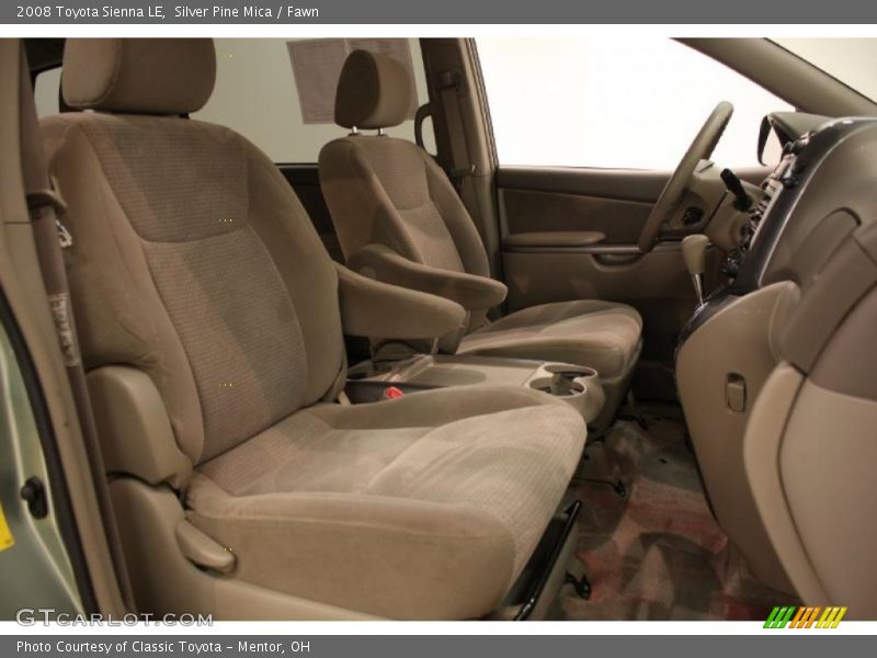 Silver Pine Mica / Fawn 2008 Toyota Sienna LE