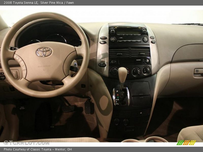 Silver Pine Mica / Fawn 2008 Toyota Sienna LE