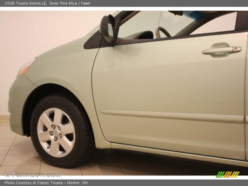 Silver Pine Mica / Fawn 2008 Toyota Sienna LE