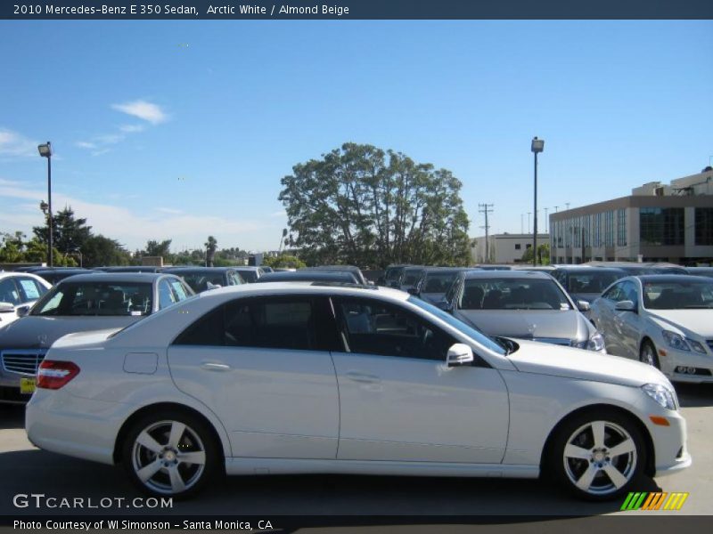 Arctic White / Almond Beige 2010 Mercedes-Benz E 350 Sedan