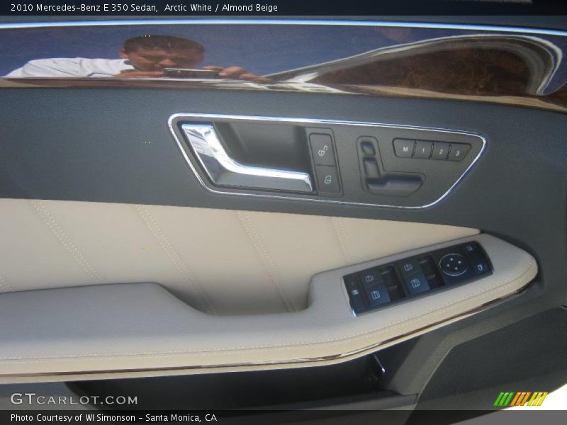 Arctic White / Almond Beige 2010 Mercedes-Benz E 350 Sedan