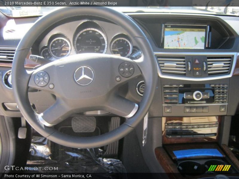 Arctic White / Almond Beige 2010 Mercedes-Benz E 350 Sedan