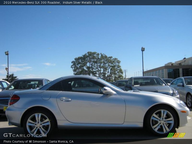 Iridium Silver Metallic / Black 2010 Mercedes-Benz SLK 300 Roadster