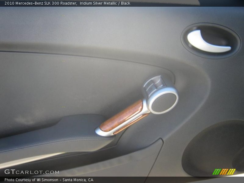 Iridium Silver Metallic / Black 2010 Mercedes-Benz SLK 300 Roadster