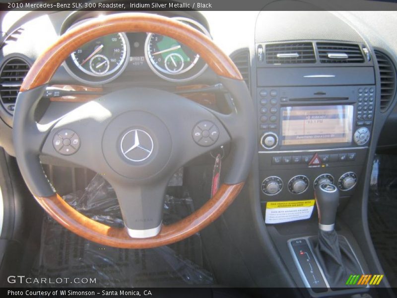 Iridium Silver Metallic / Black 2010 Mercedes-Benz SLK 300 Roadster