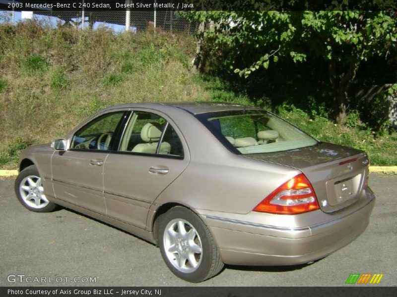 Desert Silver Metallic / Java 2003 Mercedes-Benz C 240 Sedan