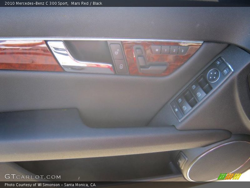 Mars Red / Black 2010 Mercedes-Benz C 300 Sport