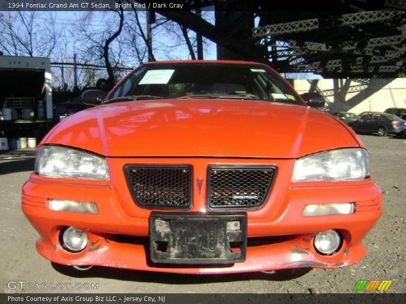 Bright Red / Dark Gray 1994 Pontiac Grand Am GT Sedan