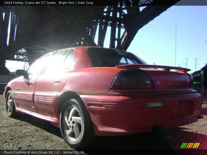 Bright Red / Dark Gray 1994 Pontiac Grand Am GT Sedan