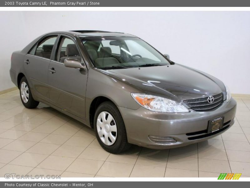 Phantom Gray Pearl / Stone 2003 Toyota Camry LE