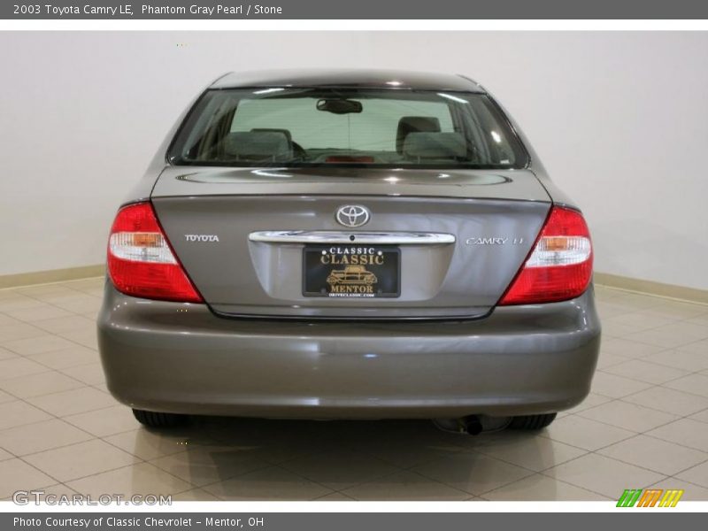 Phantom Gray Pearl / Stone 2003 Toyota Camry LE