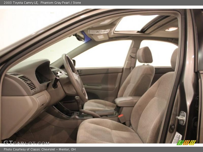 Phantom Gray Pearl / Stone 2003 Toyota Camry LE