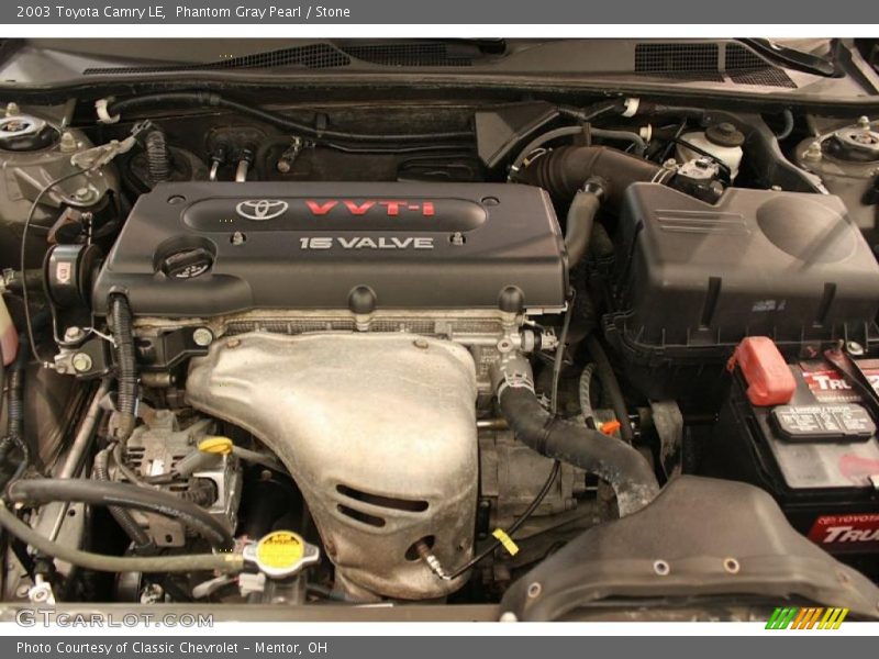 Phantom Gray Pearl / Stone 2003 Toyota Camry LE