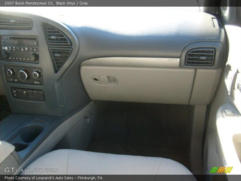 Black Onyx / Gray 2007 Buick Rendezvous CX