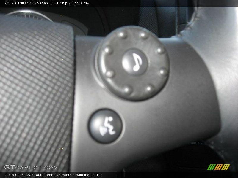 Blue Chip / Light Gray 2007 Cadillac CTS Sedan