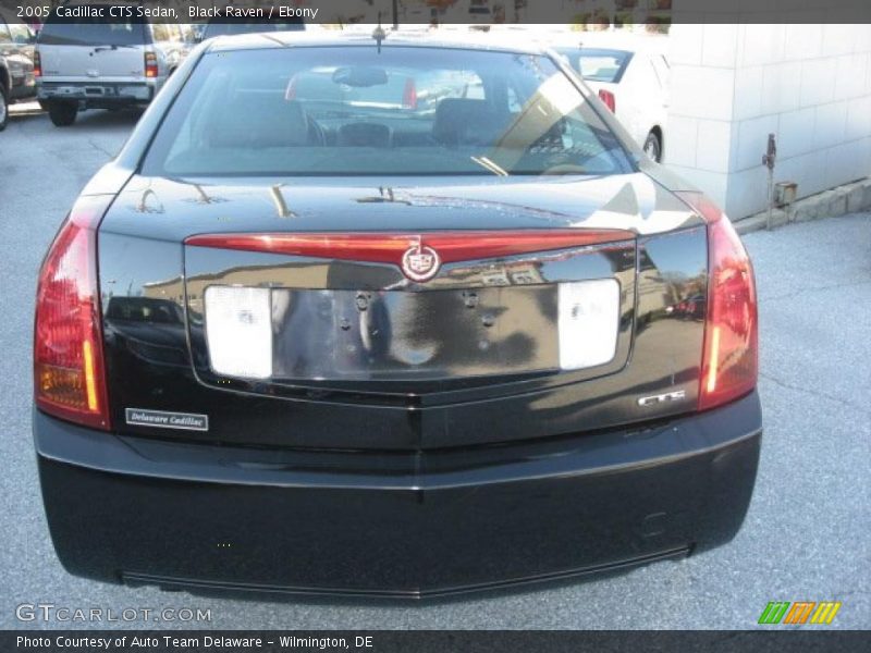 Black Raven / Ebony 2005 Cadillac CTS Sedan